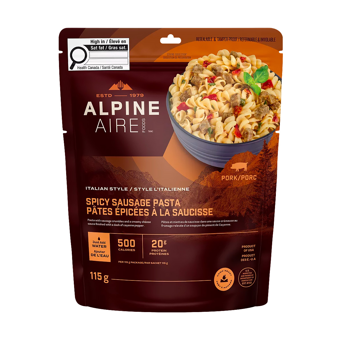 AlpineAire Foods - Spicy Sausage Pasta