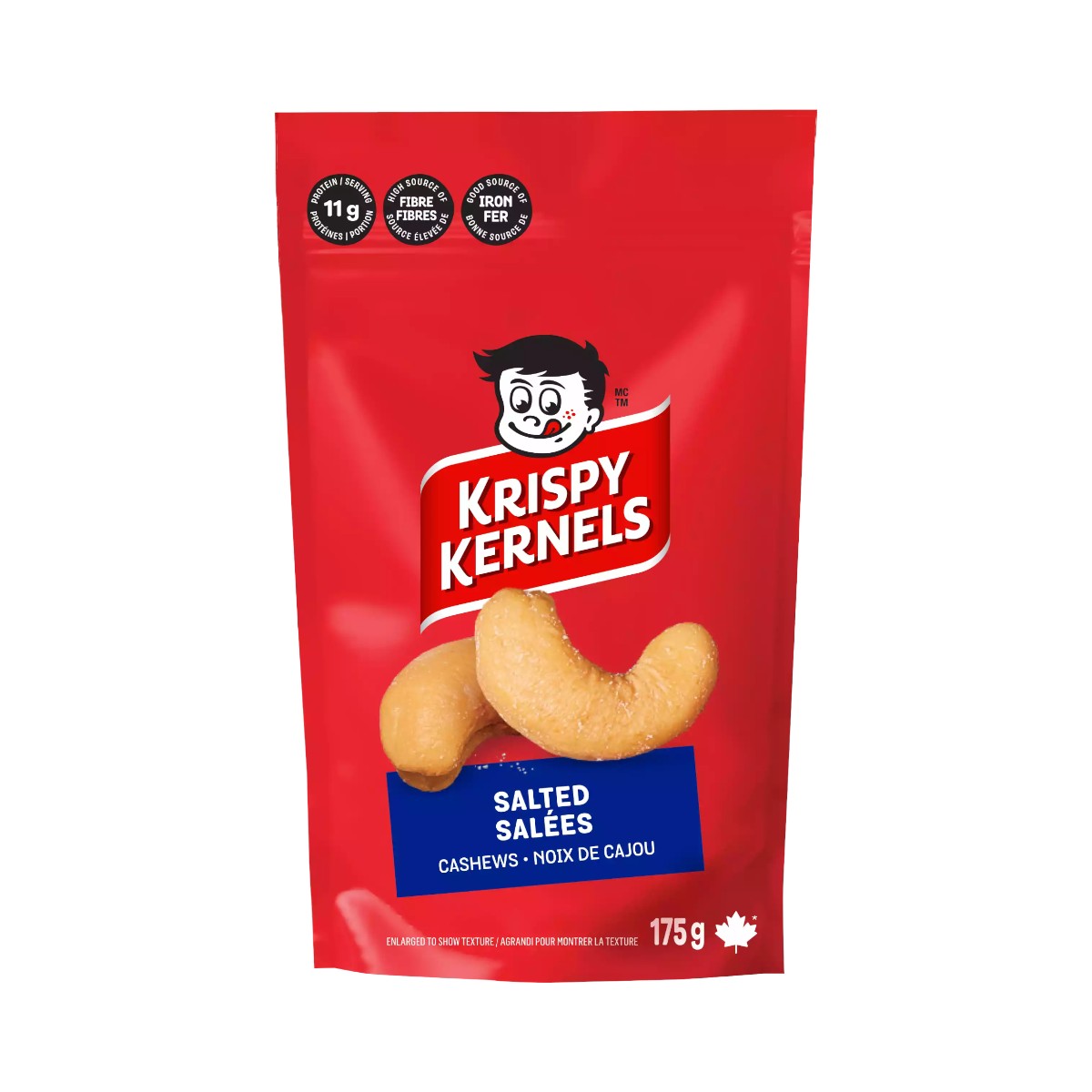 Krispy Kernels - Noix de cajou salées 175 g