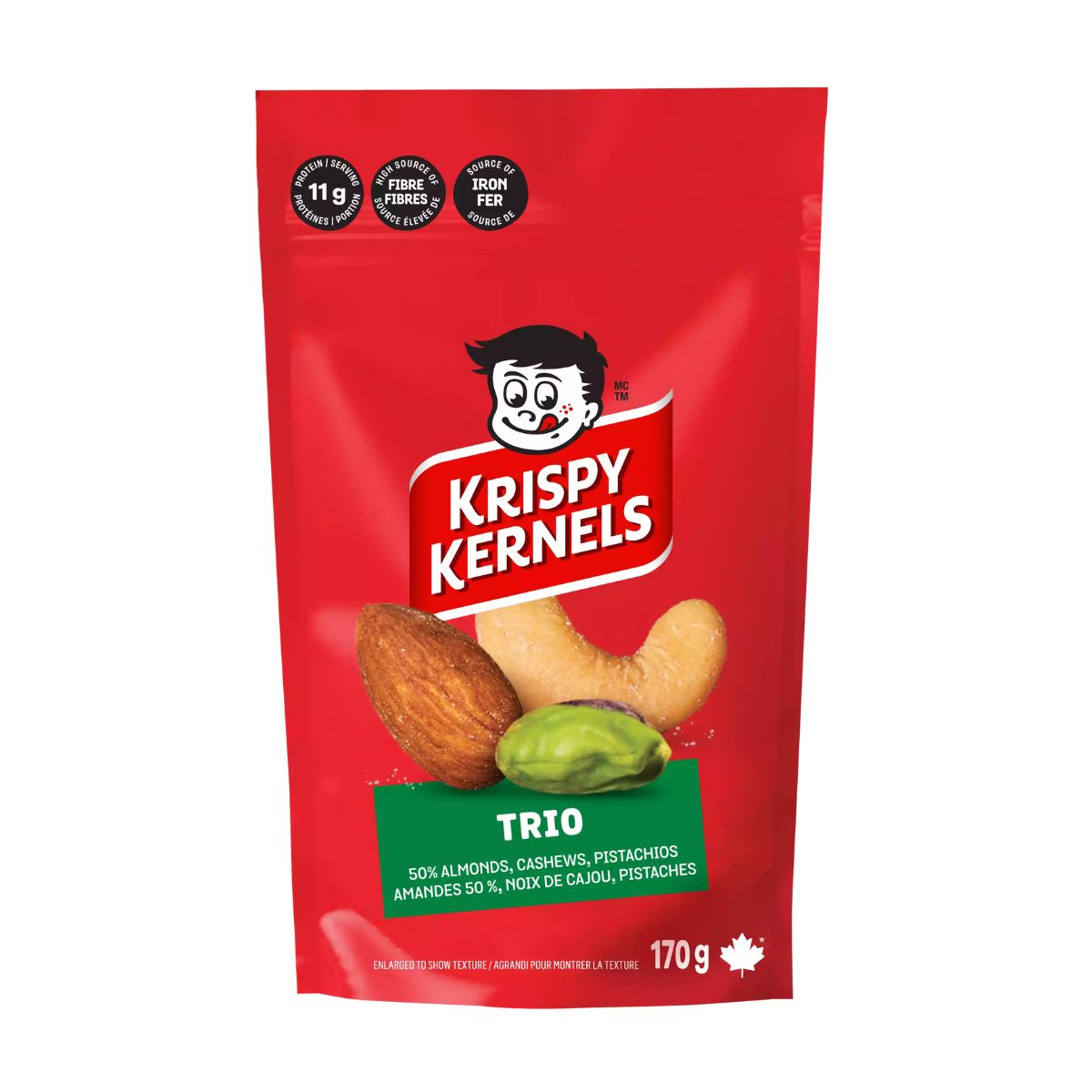 Krispy Kernels - Almond / Cashew / Pistachio Trio 170 g