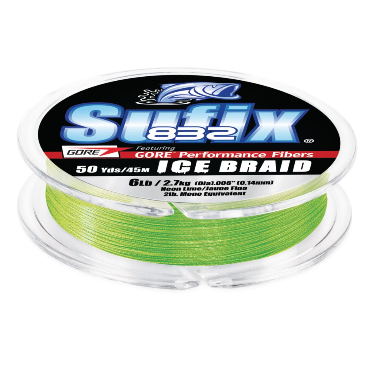Sufix Ice Magic - Clear ice fishing line from FISH307.com