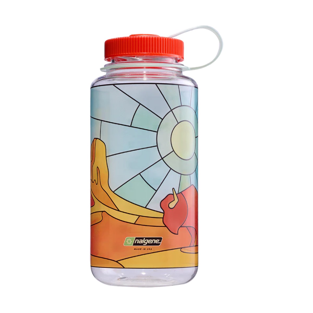 Nalgene - Wide Mouth Stained Glass Print Bottle