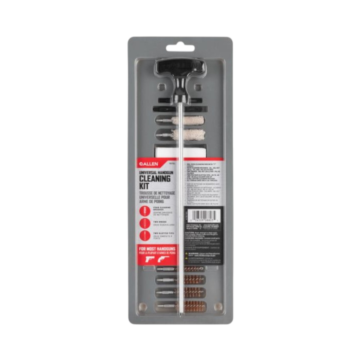 Allen - Universal Handgun Cleaning Kit – .22 to .45