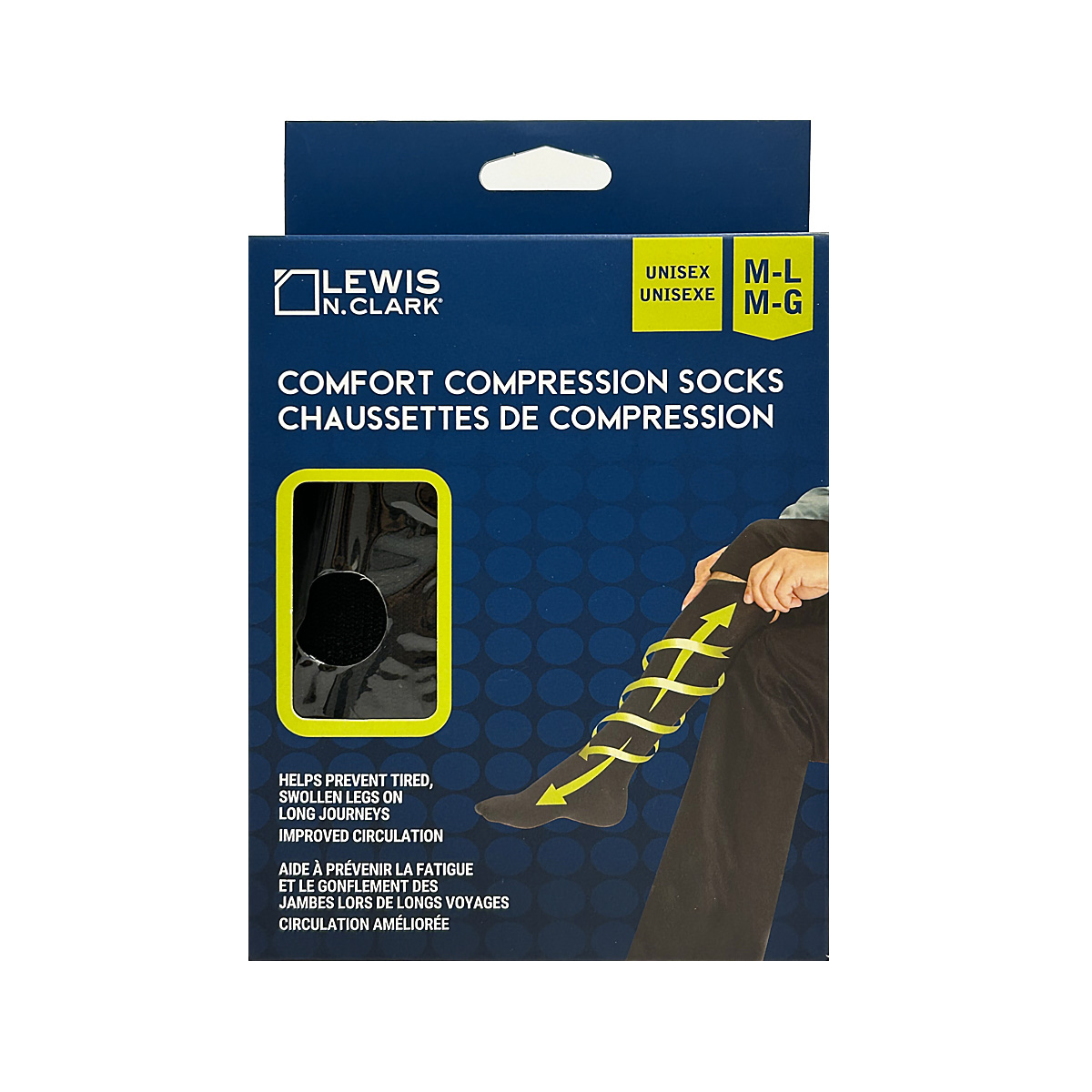 Lewis N. Clark - Unisex Comfort Compression Socks