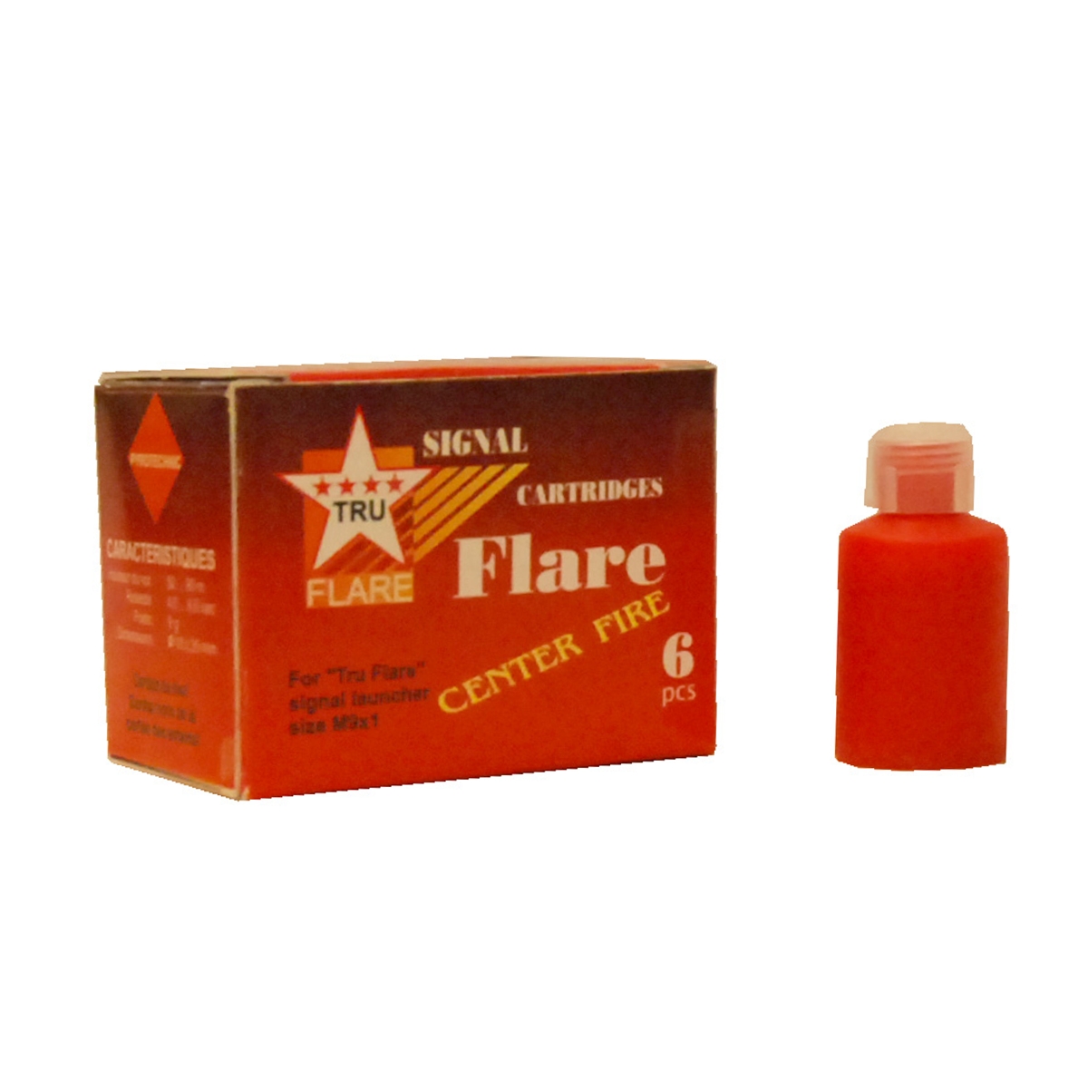 Tru Flare - Box of 6 Red Light Flares