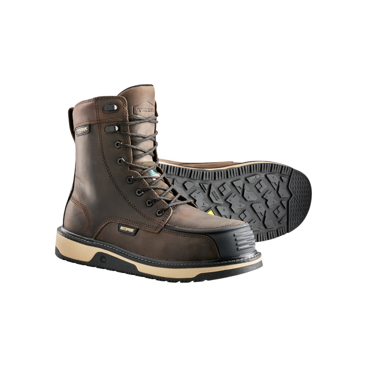 Terra - Men's Ironstone 8" Waterproof Safety Work Boots