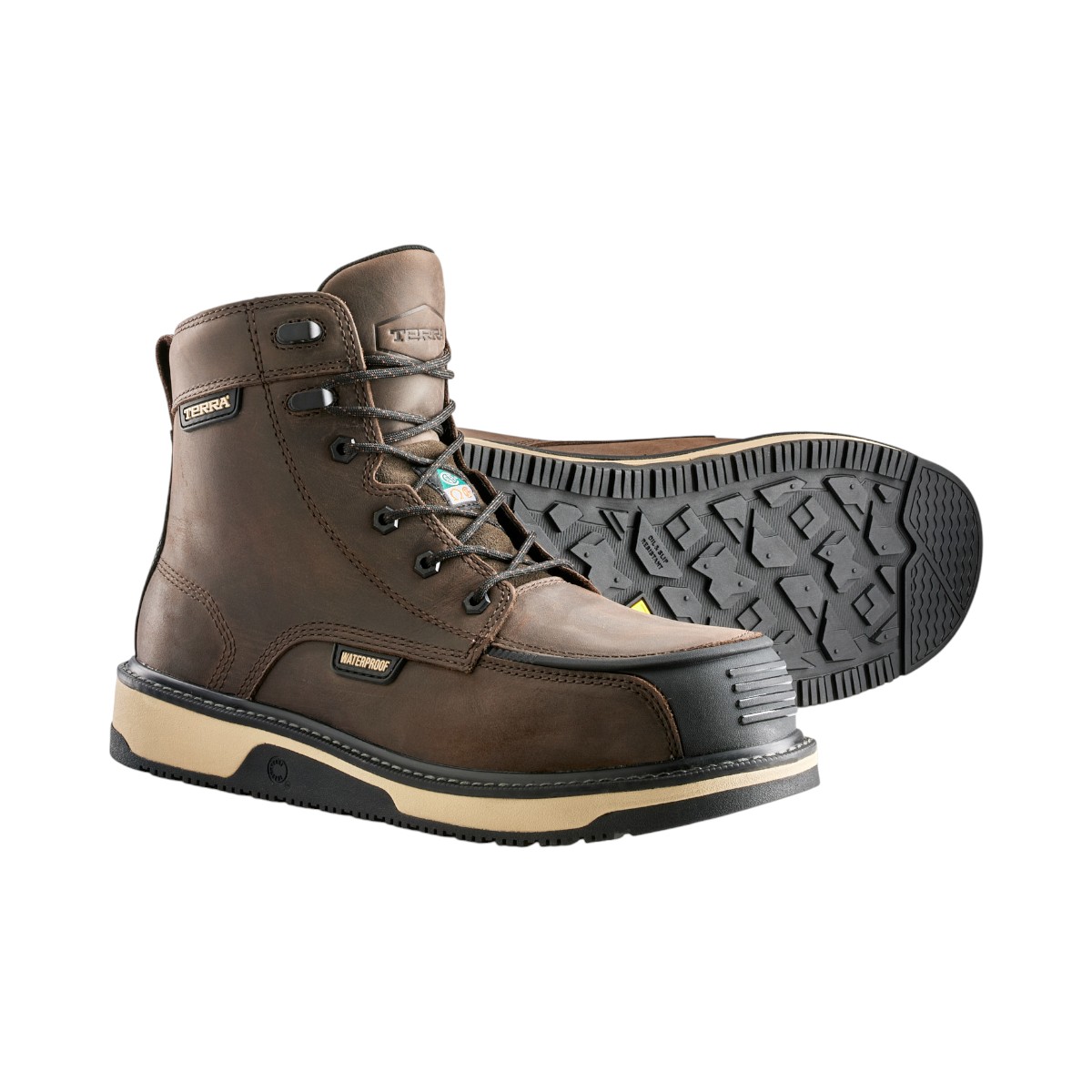Terra - Men's Ironstone 6" Waterproof Safety Work Boots