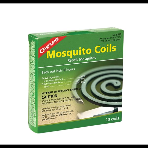 Spirales anti-moustiques ens. de 10 Coghlan's