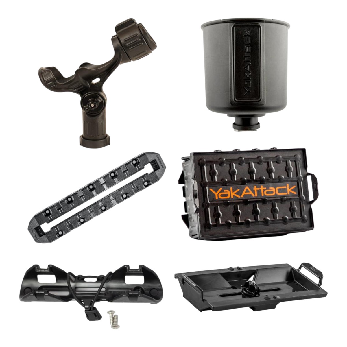 YakAttack - Kayak Fishing Starter Pack GridLoc Mighty Mount XL 9”