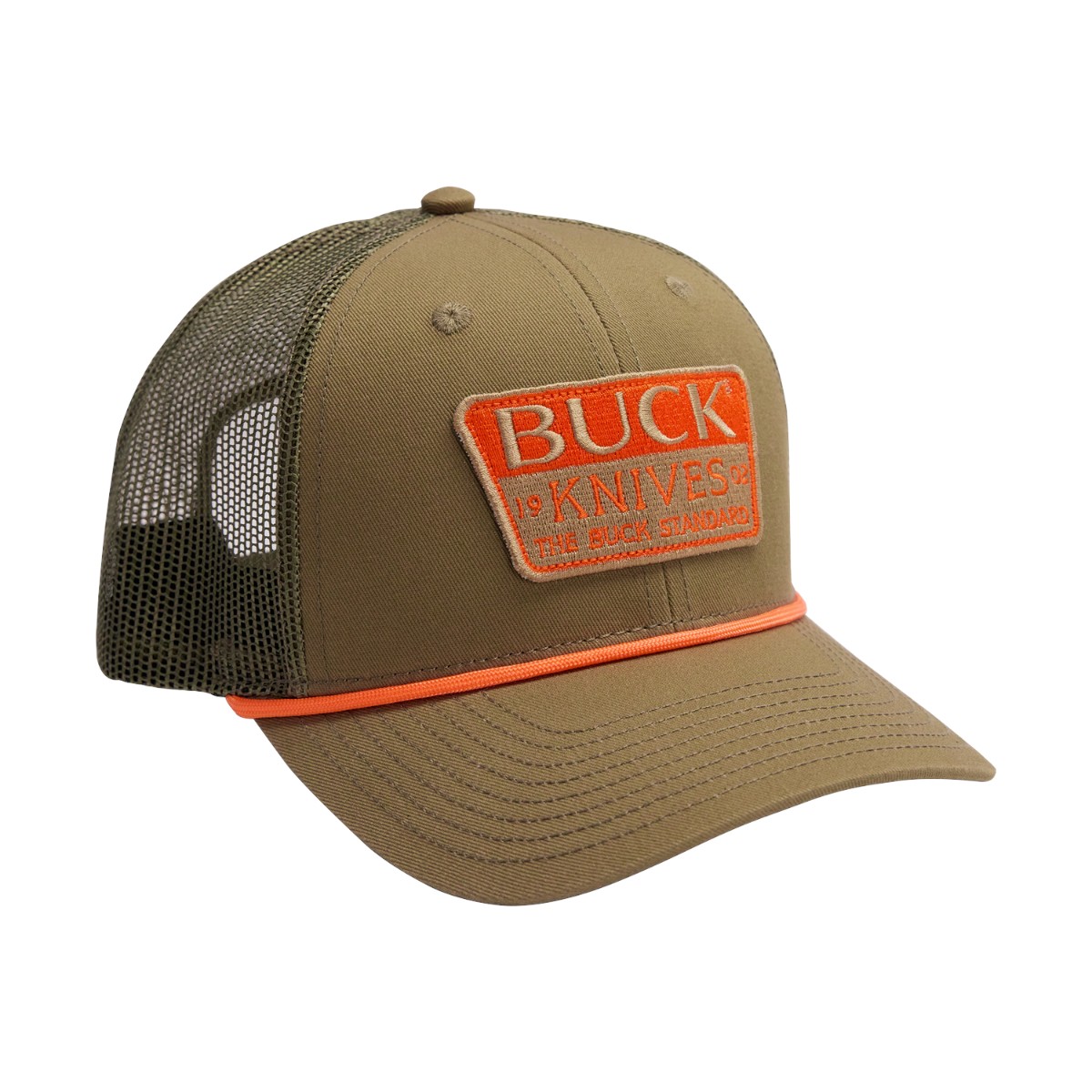Buck Knives - O.D. Green Embroidered Patch Hat