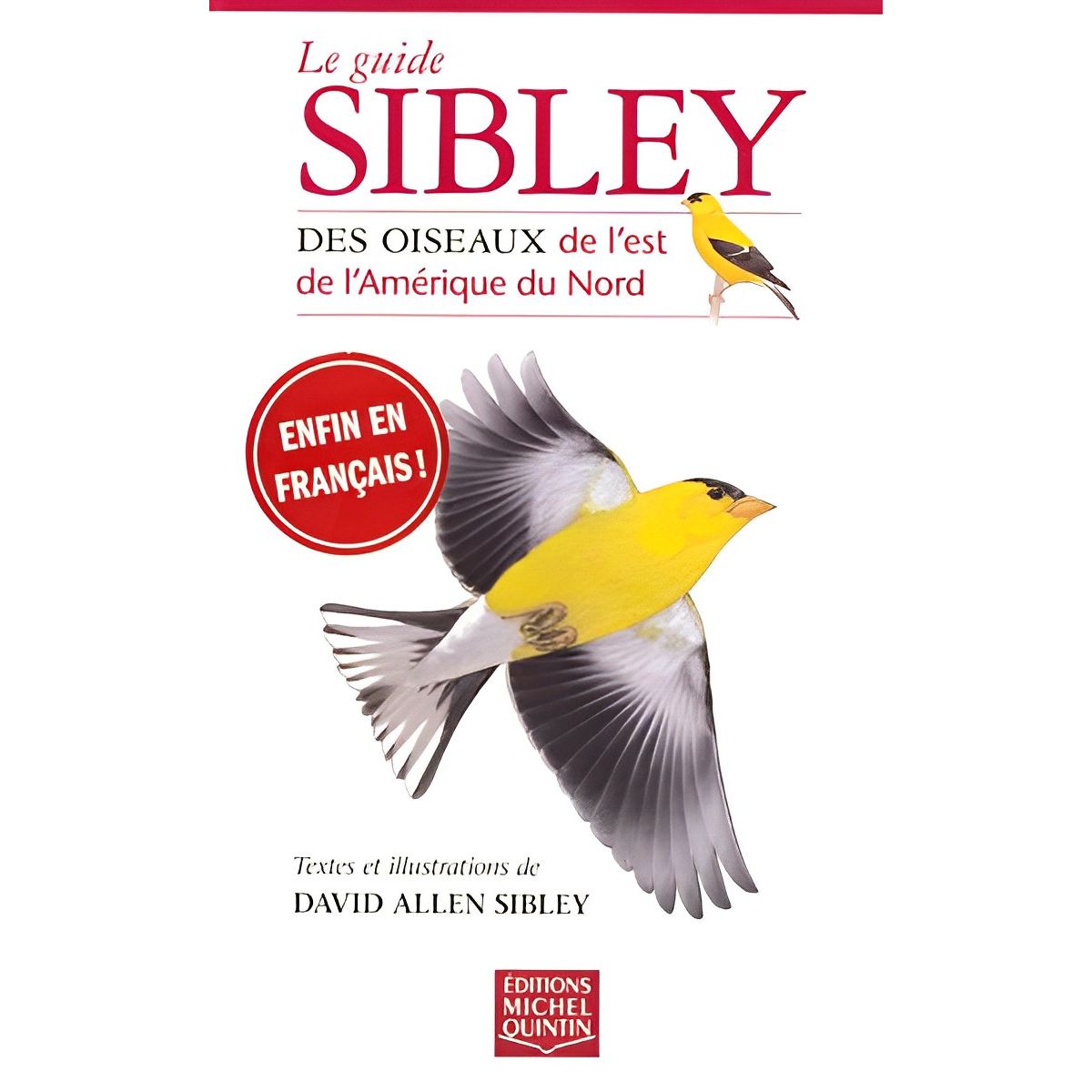 Éditions Michel Quintin - Guide Sibley des oiseaux de l'est de l'Amérique du Nord