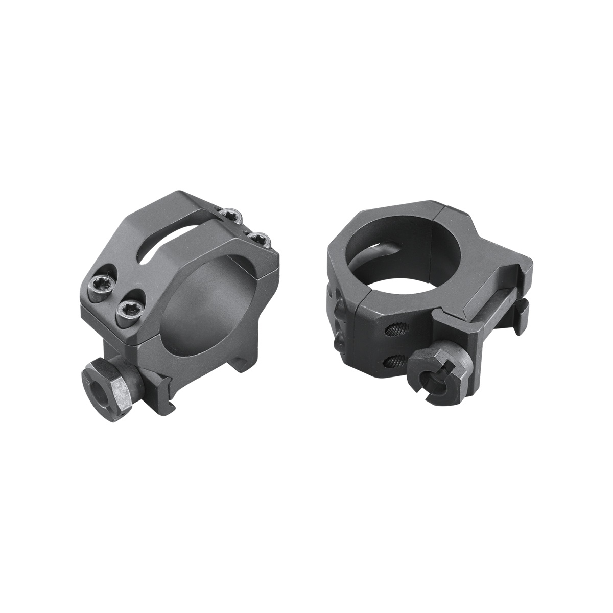 Weaver - Four-Hole Picatinny Rings 1 Inch - Medium Matte
