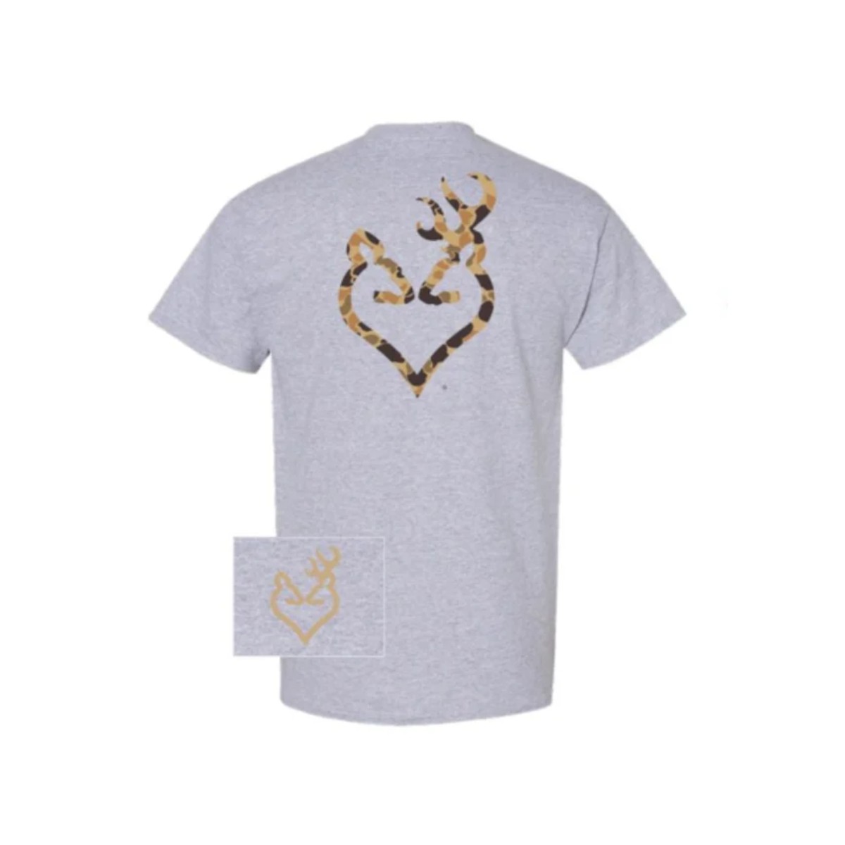 Browning - Women's Duck Camo Buckheart T-shirt