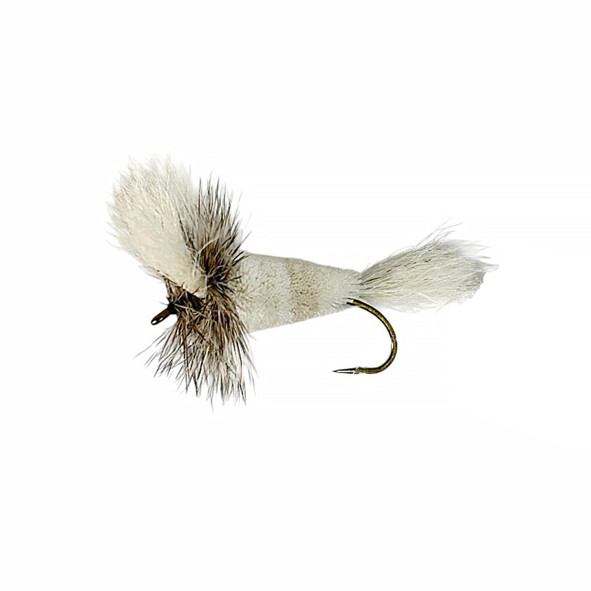 Gaspé Fly - White Wulff (Bronze Single) Salmon fly - #10