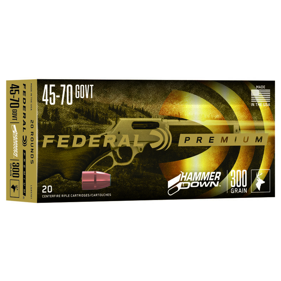 Federal Ammunition - Premium Hammer Down 45-70 GOVT 300 GR