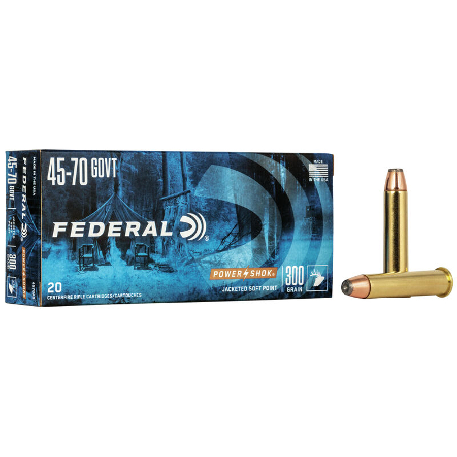 Federal Ammunition - Power Shok Rifle 45-70 Government 300 GR