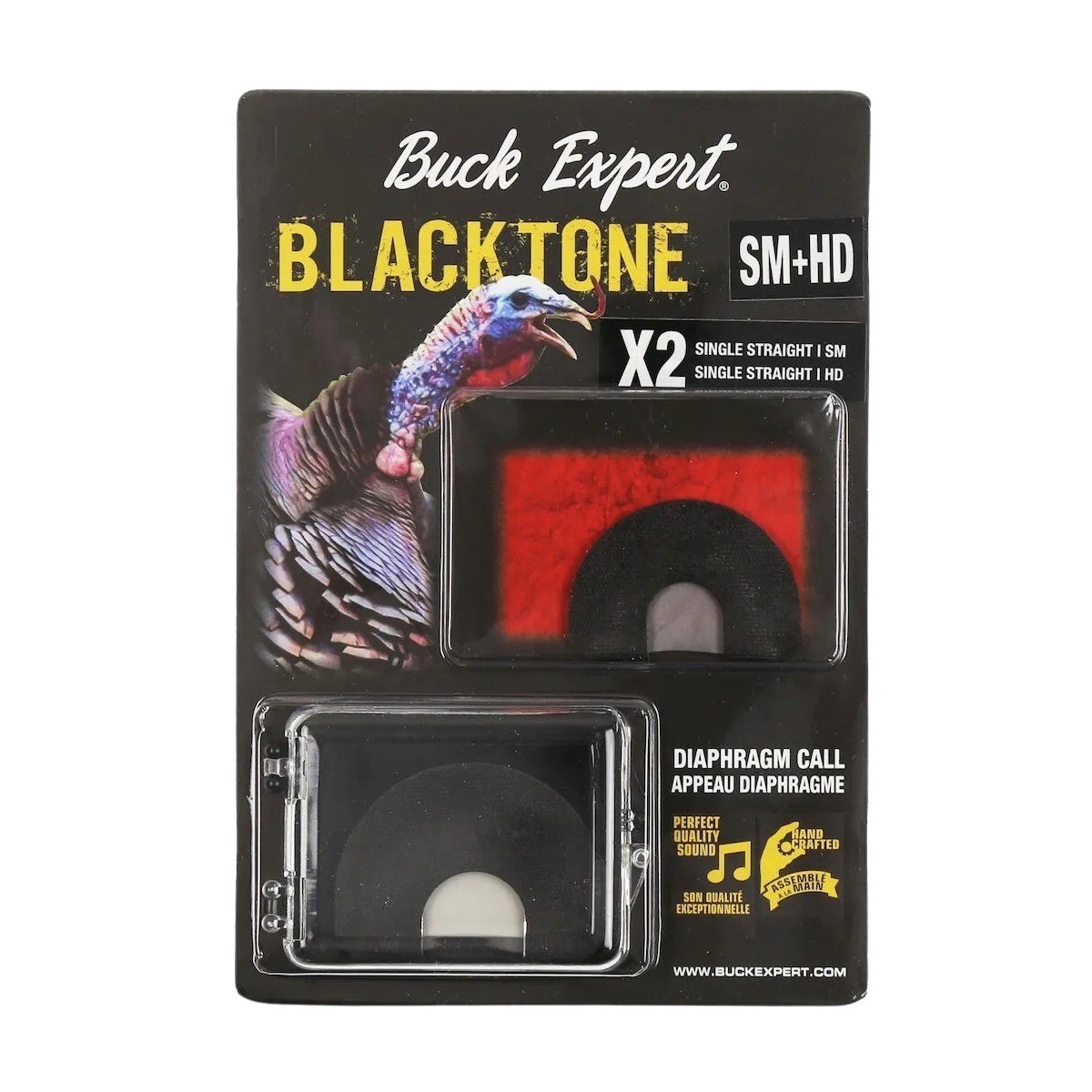 Buck Expert - Black Tone SM + HD Turkey Diaphragm Call