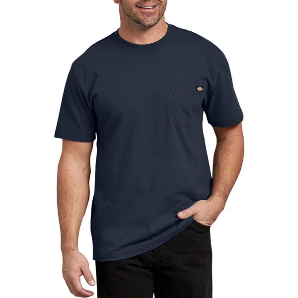 Dickies - Tee-shirt poche poitrine à manches courtes bleu marine - Bleu  Marine - XL