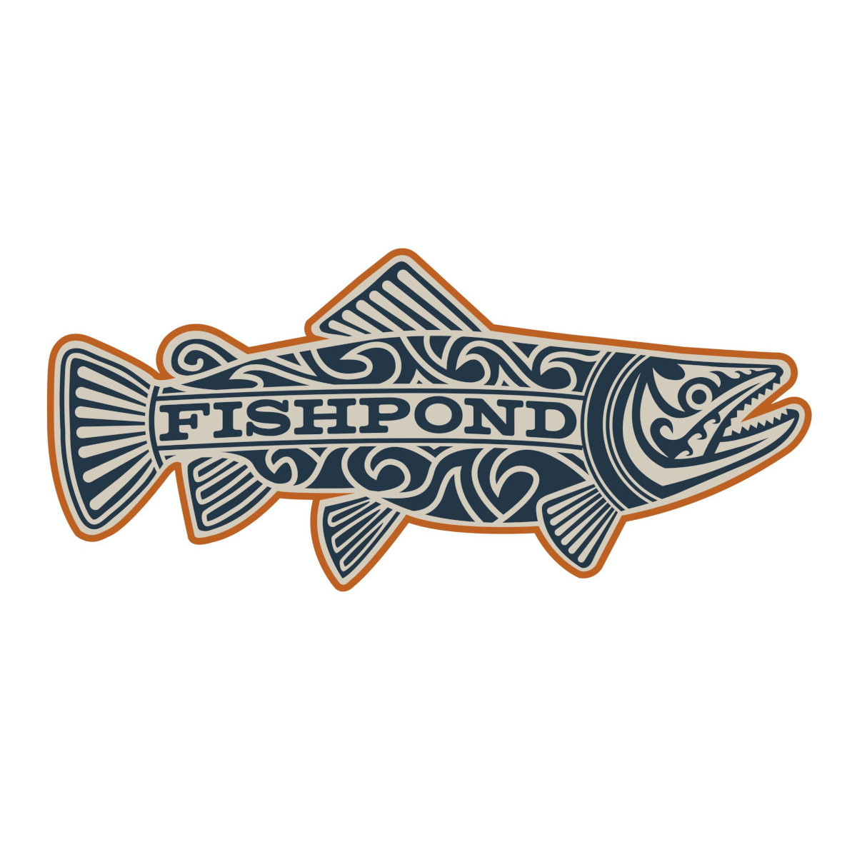 Fishpond - Autocollant Maori Trout