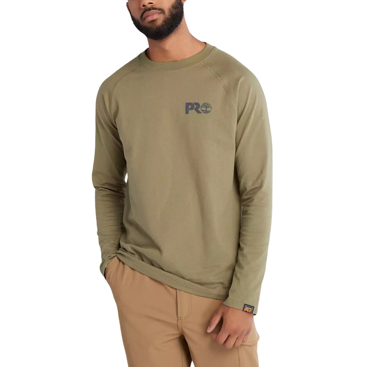 Timberland PRO - T-shirt à manche longue Core Reflective Logo pour homme