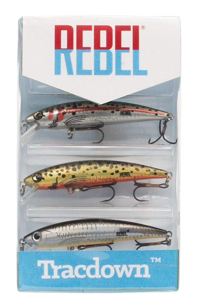 Rebel - Tracdown Ghost Minnow 3-Pack - 2.5''