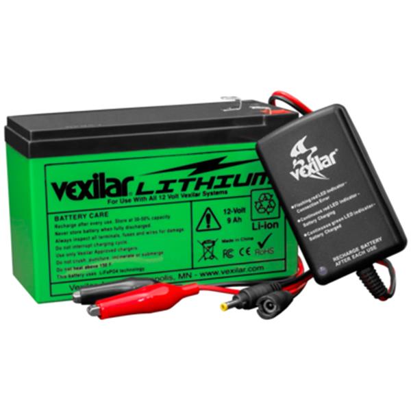 Vexilar - Chargeur et batterie au lithium