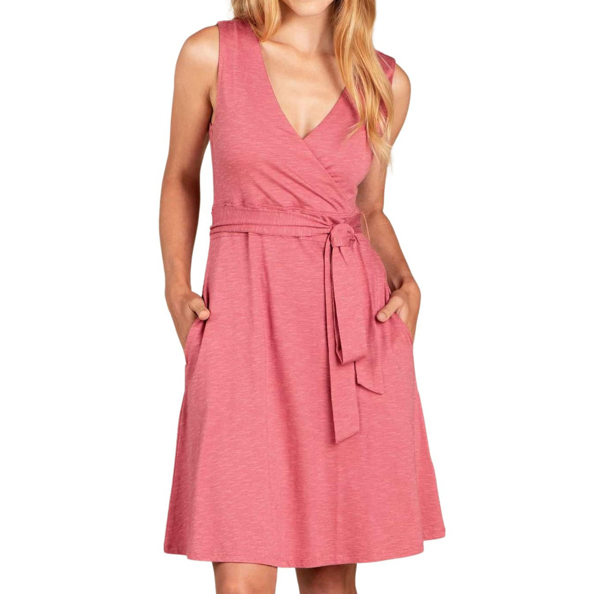 Toad and co cue wrap store sleeveless dress