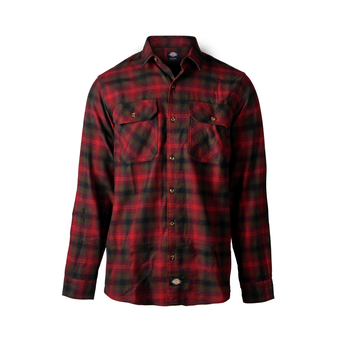 Dickies - Chemise à manches longues en flanelle pour homme