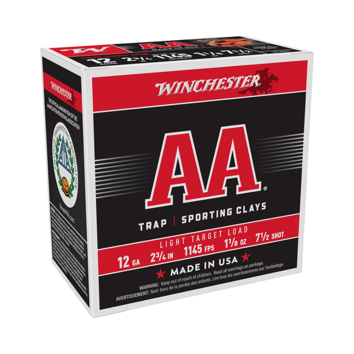 Winchester - AA Light Target Load 12 GA 2 ¾" #7.5