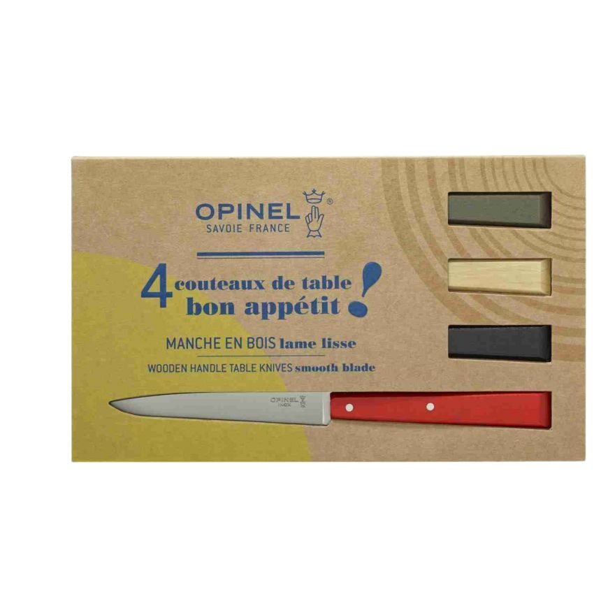 Opinel - N°125 Bon Appétit Loft 4 Table Knives Kit
