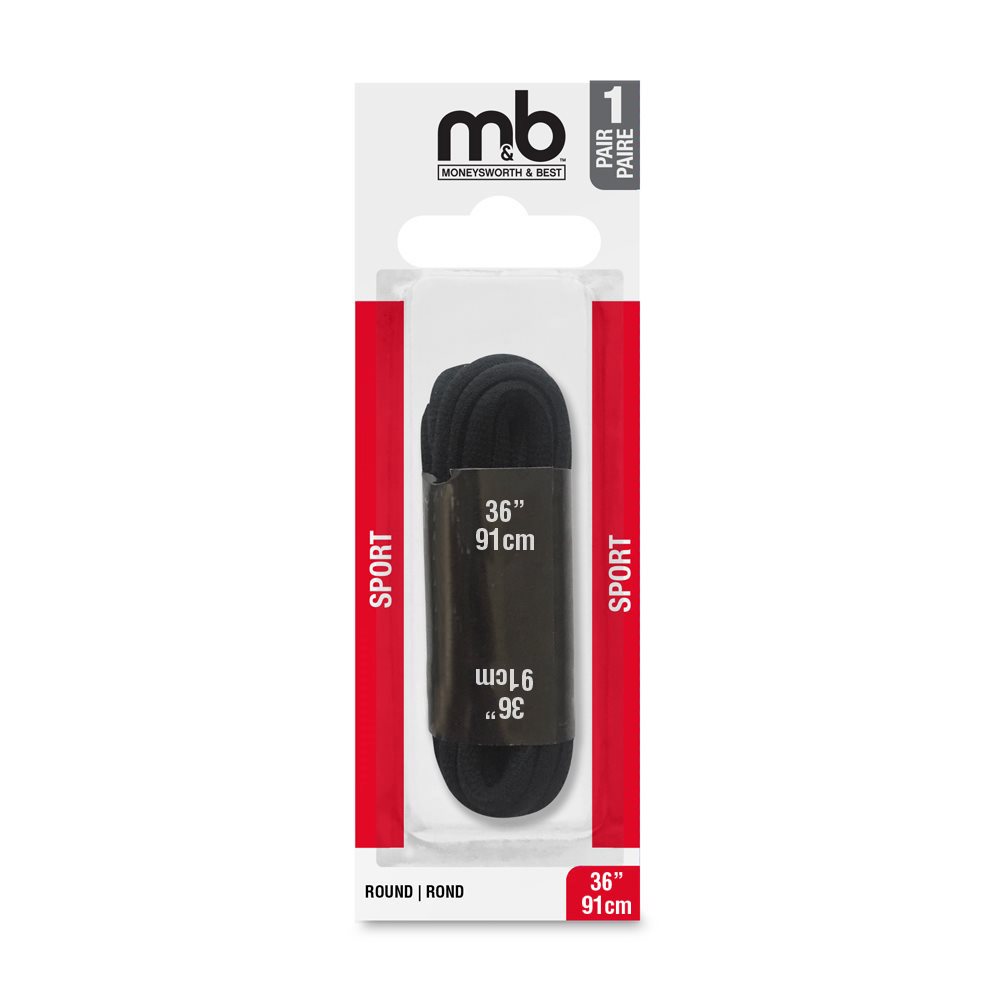 Moneysworth Best - Sport Round Laces