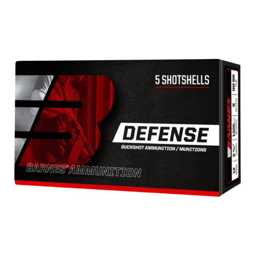 Barnes - Defense Buckshot 12 GA 2 ¾" #00 Buck
