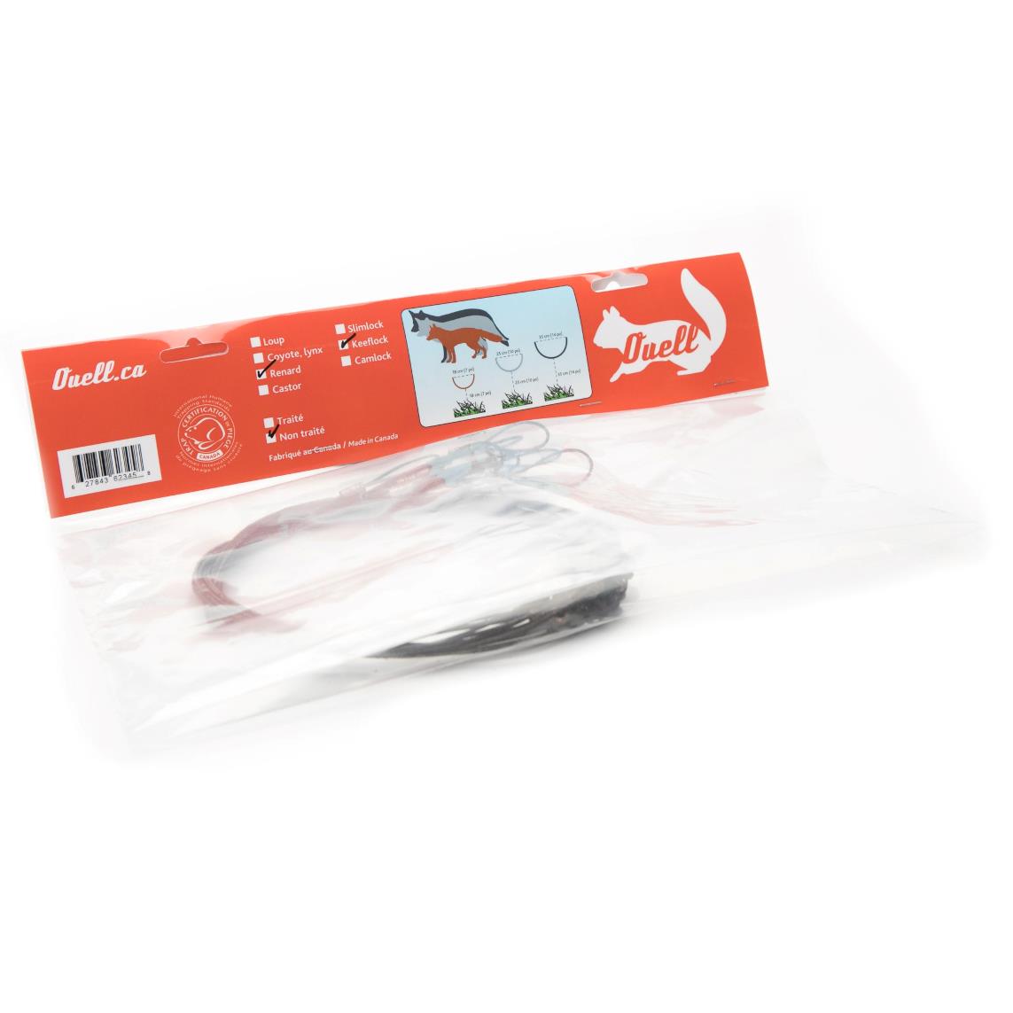 Ouell - 1/16 Non-Treated Keeflock Fox Snare