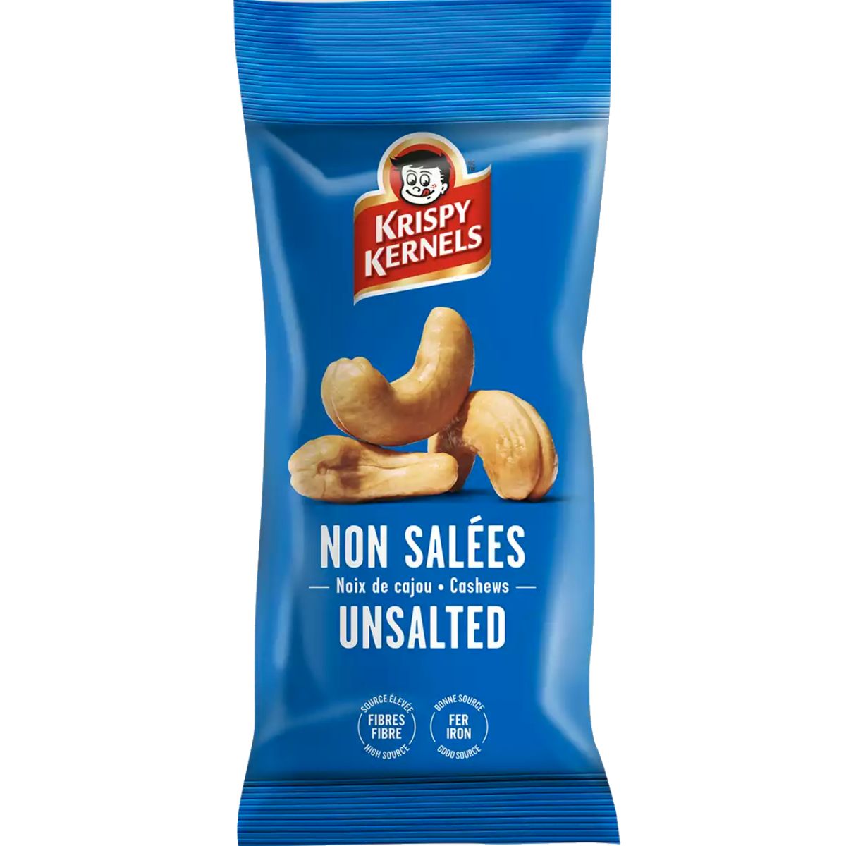 Krispy Kernels - Unsalted Cashew Nuts - 60 g