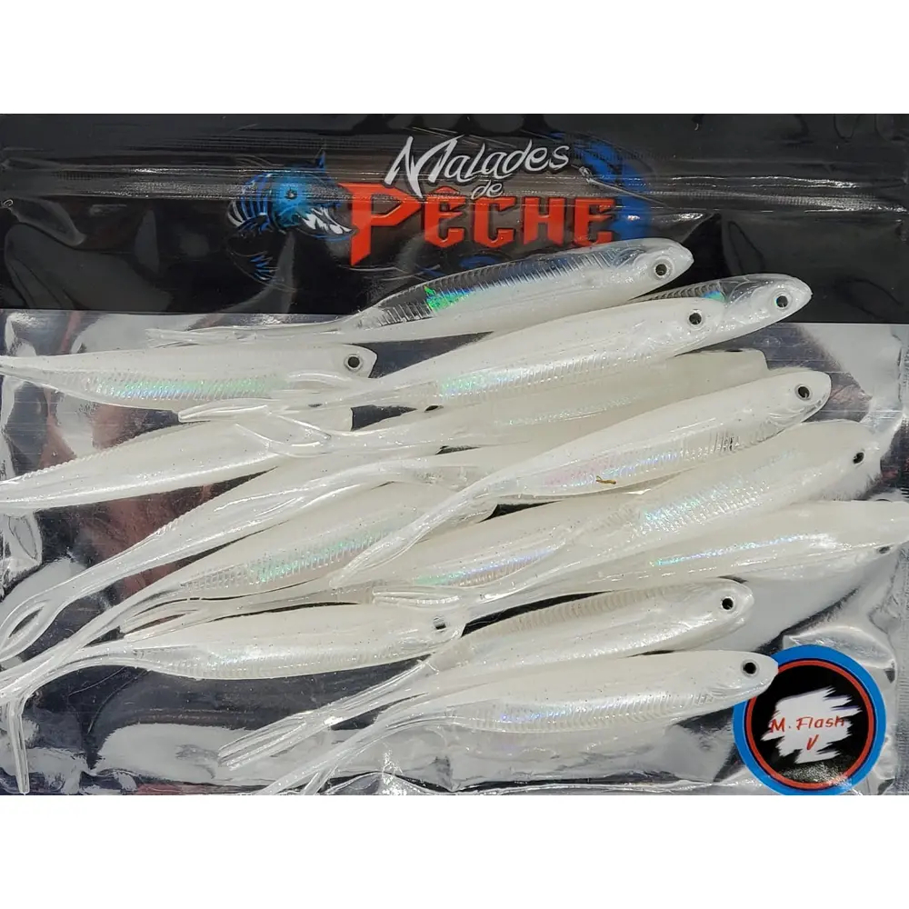 Malades de Pêche - M Flash V-Tail Lures - 3.5"