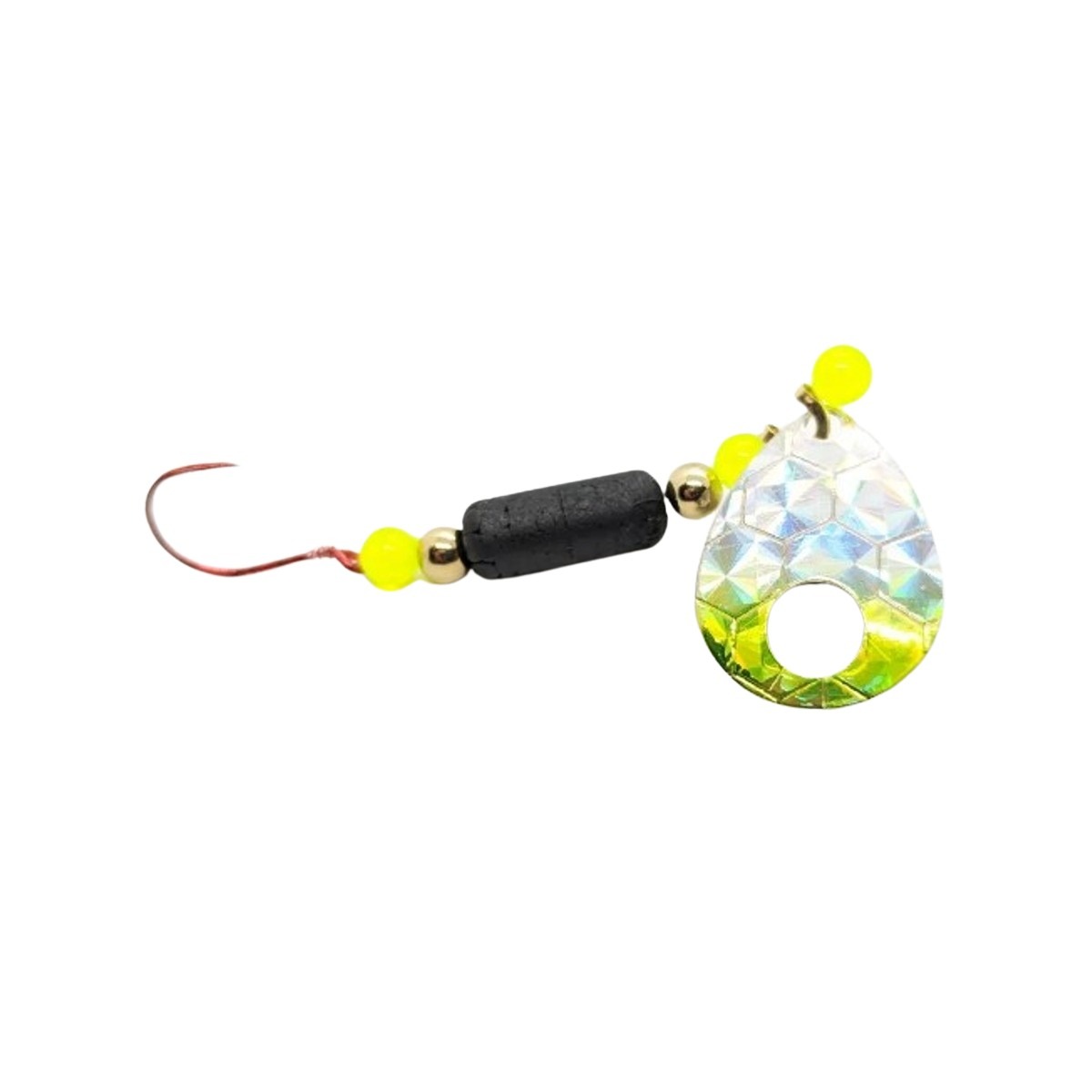 Plant's Lures - Walleye Vibe Harness with Colorado #3 Perforated Spoon