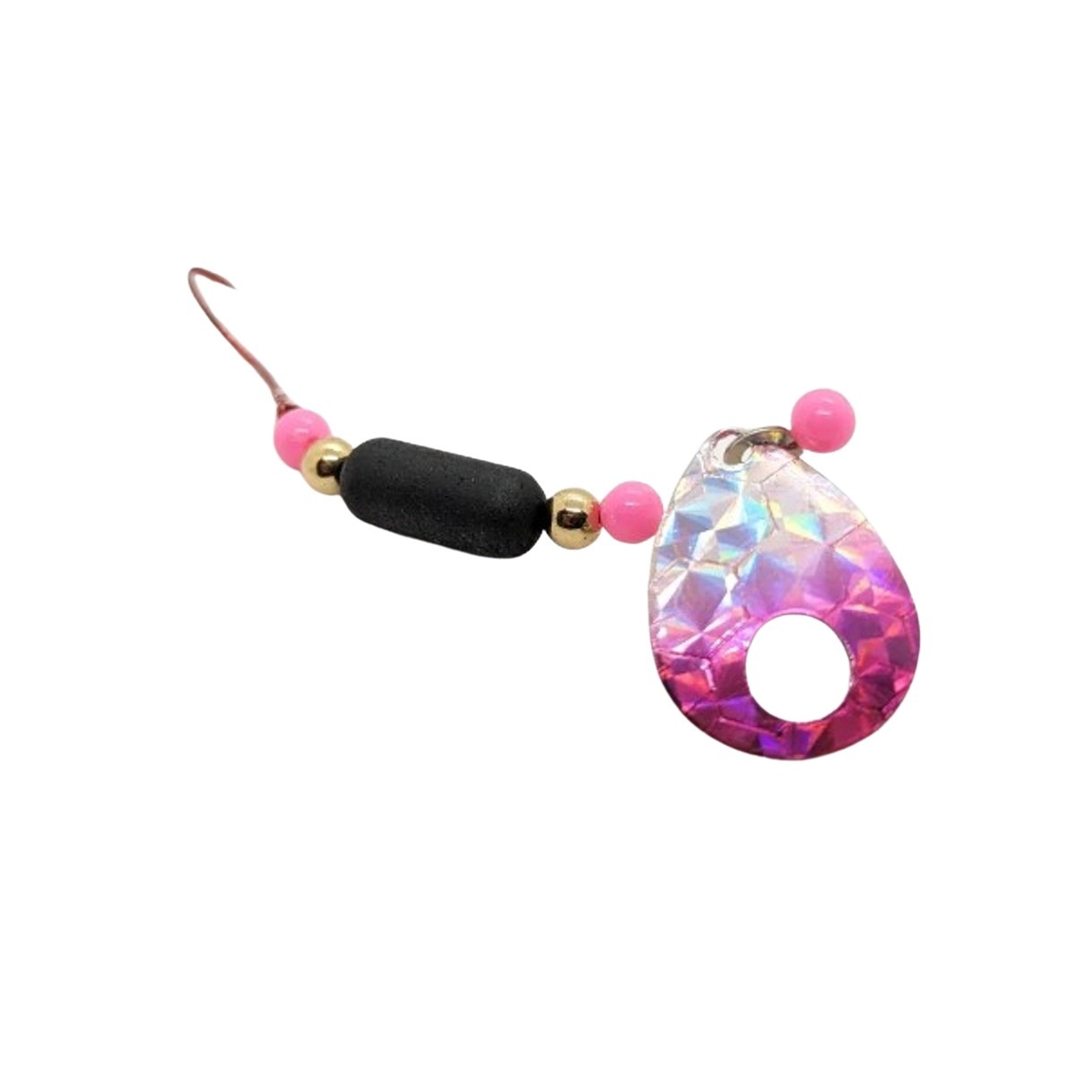 Plant's Lures - Walleye Vibe Harness with Colorado #3 Perforated Spoon