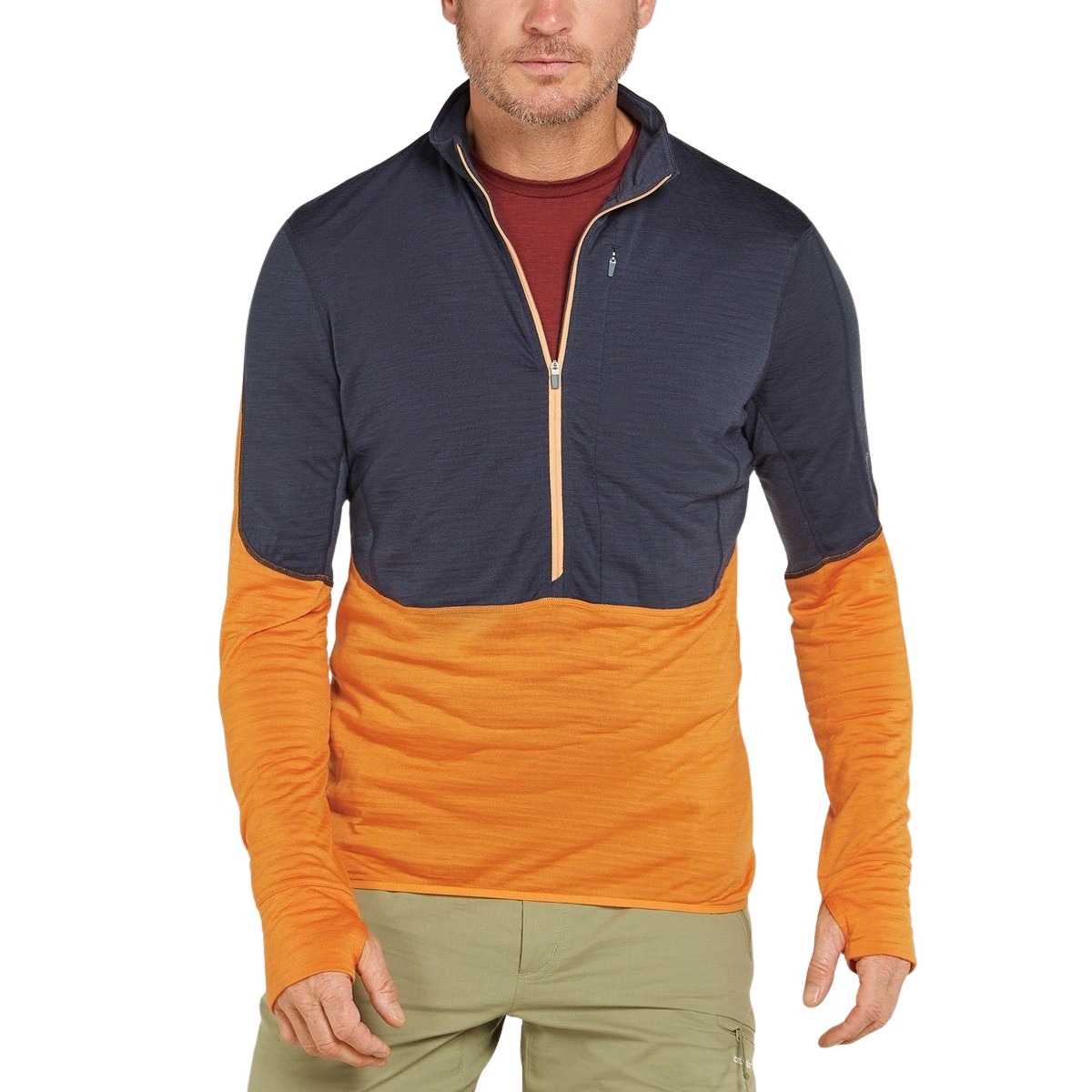 Icebreaker - Men's Merino Blend 200 RealFleece™ Descender Half Zip Jacket