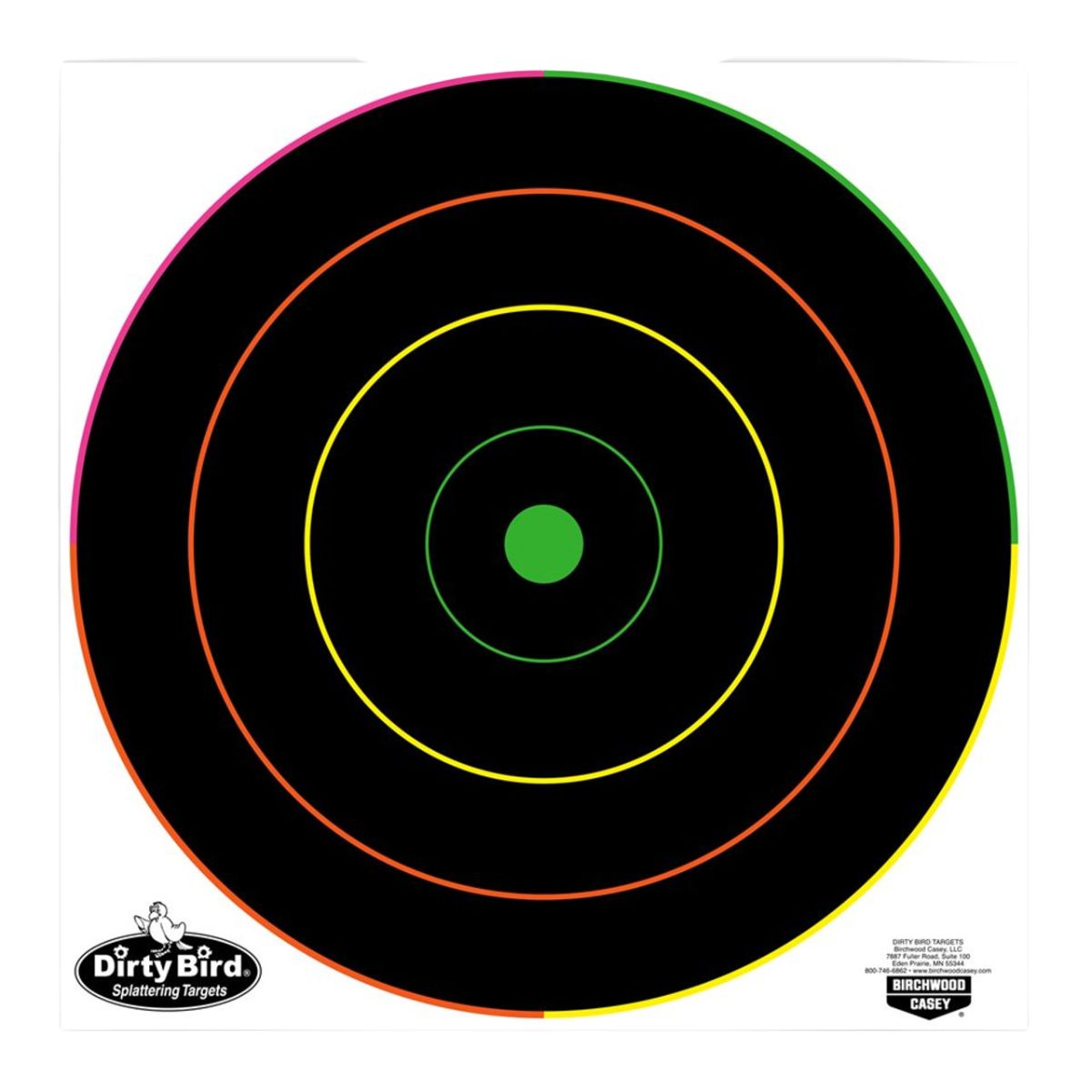 Birchwood Casey - Dirty Bird Bull's-Eye Targets 12"