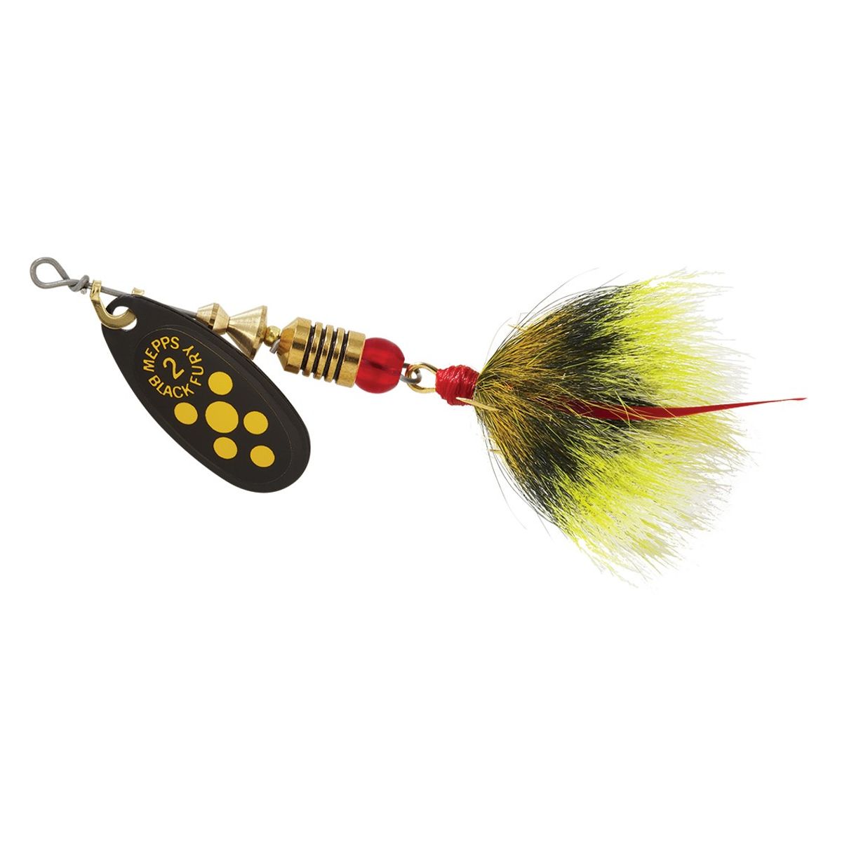 Mepps - Black Fury Dressed Treble #2