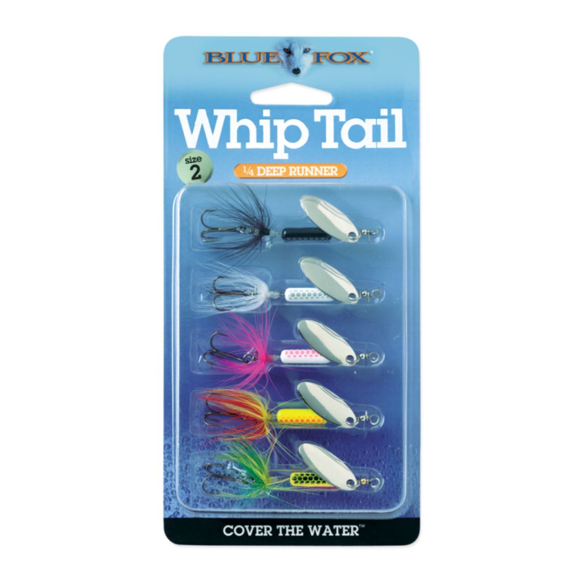 Blue Fox - Whip Tail Spoon Kit - Size 1