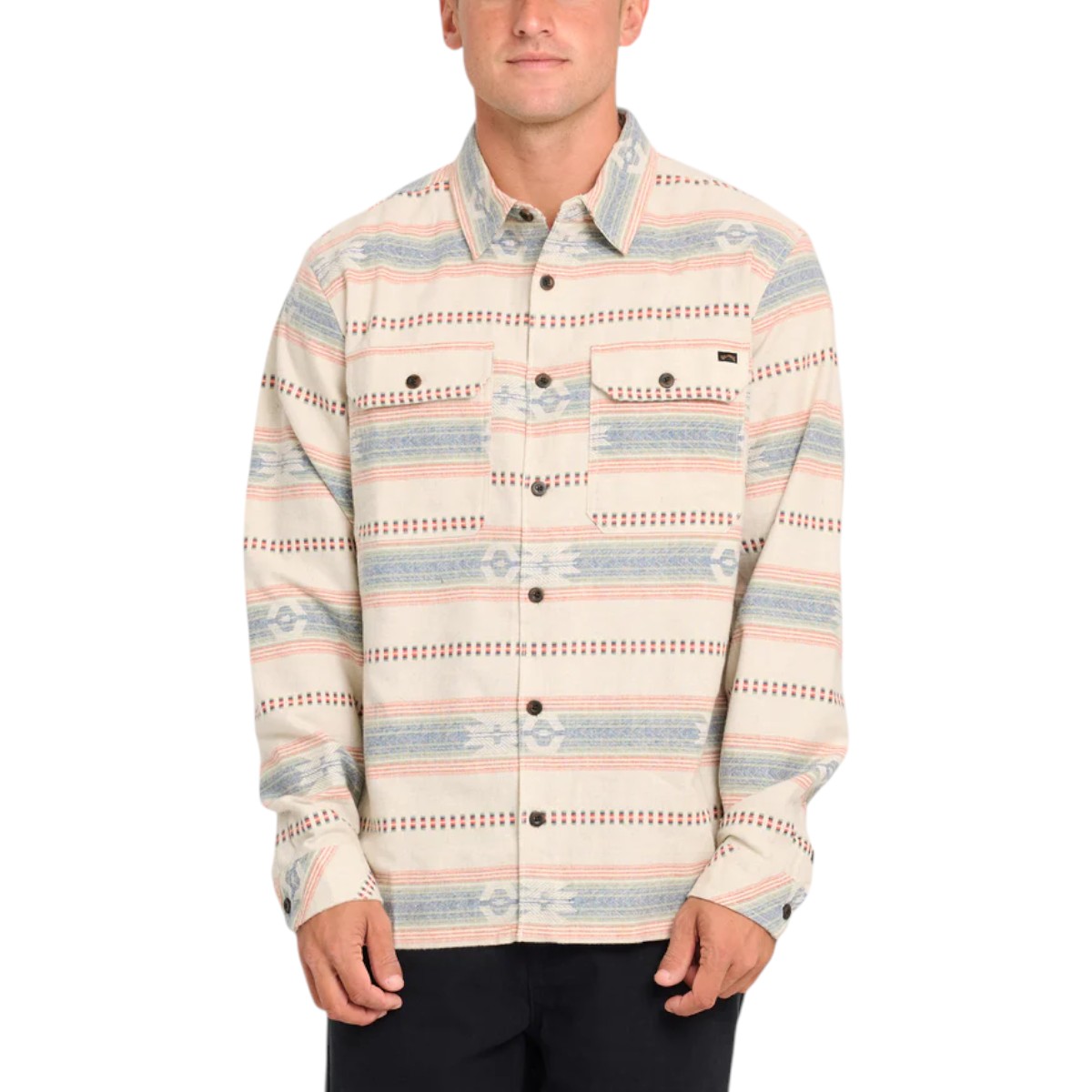 Billabong - Chemise en flanelle à manches longues Jacquard Offshore pour homme