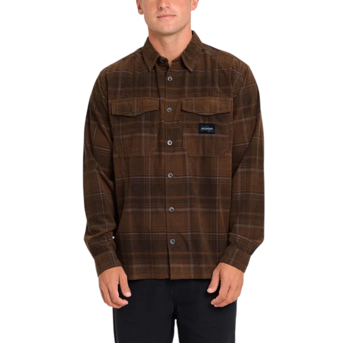 Billabong - Chemise en velours côtelé à manche longue Bad Dog pour homme