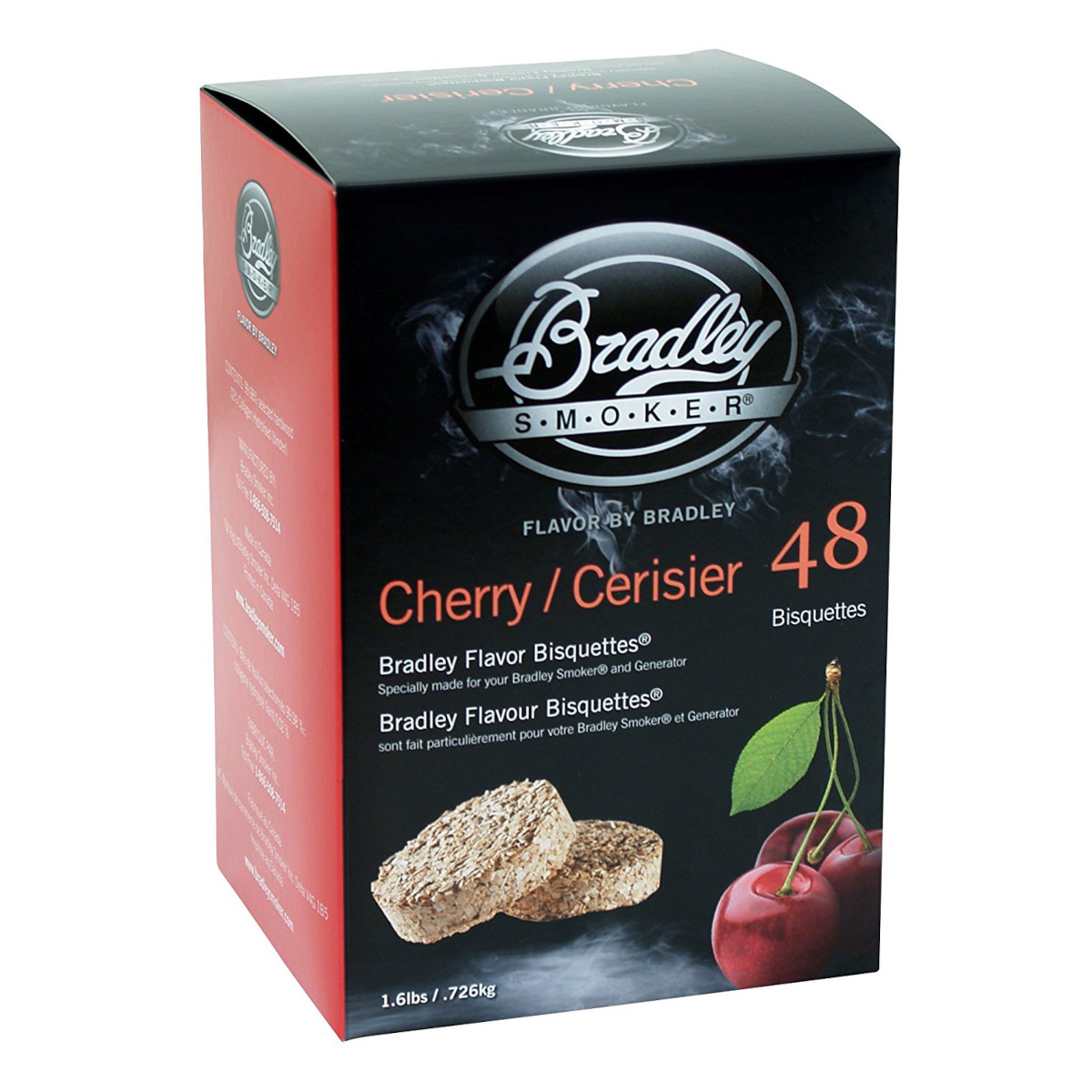 Bradley Smoker - Cherry Flavor Bradley Smoker Bisquettes 48 pack