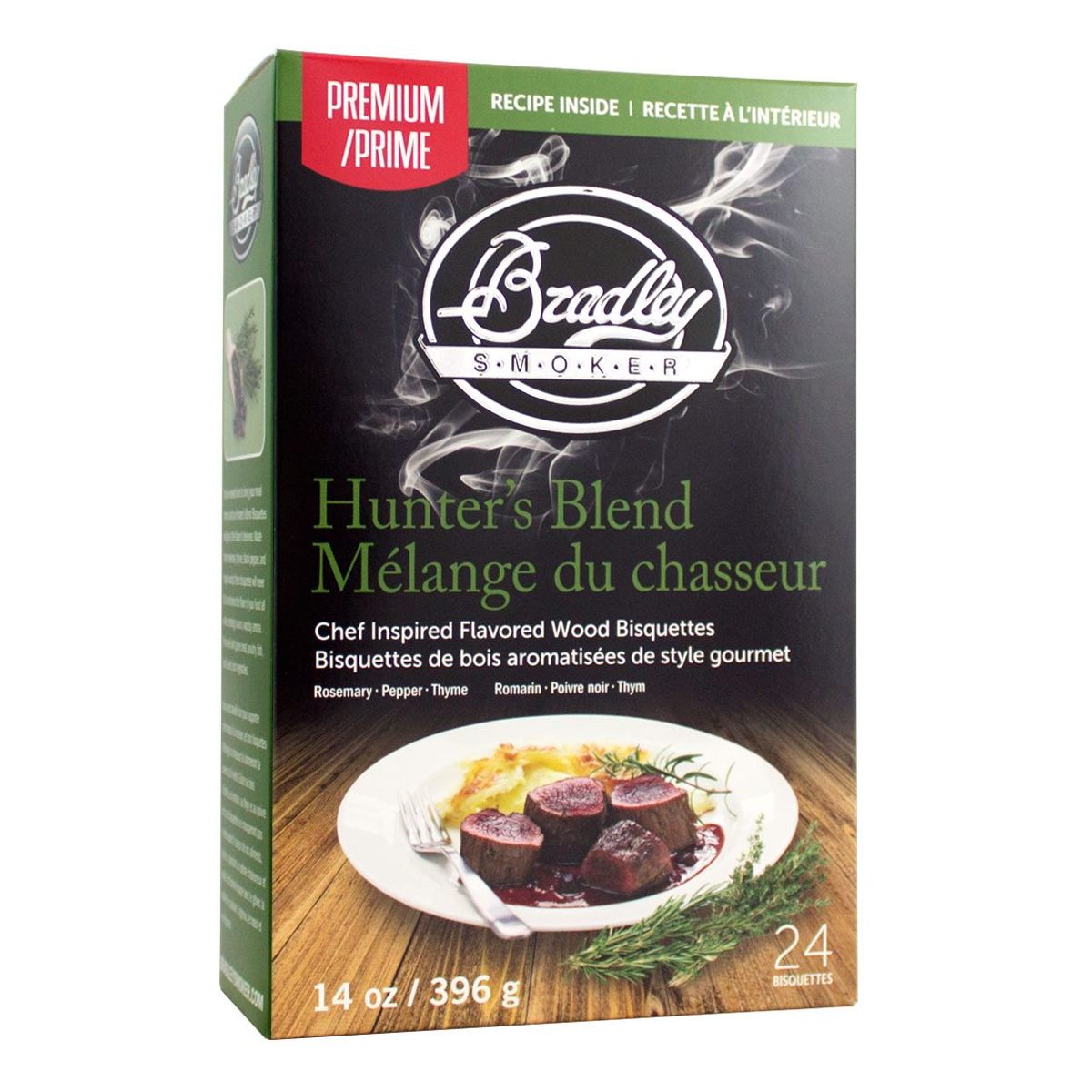 Bradley Smoker - Hunter's Blend Flavor Smoking Bisquettes 24 Pack