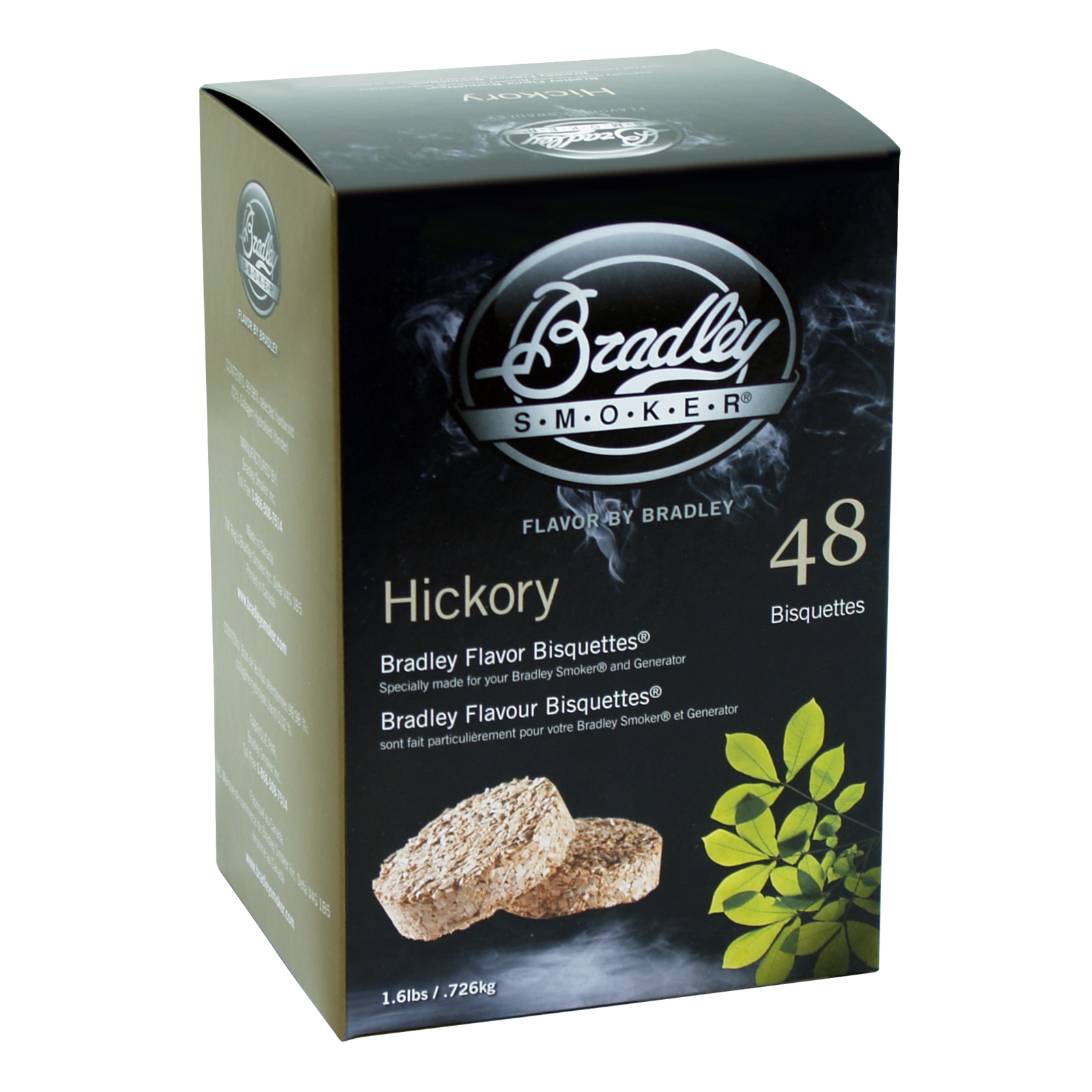 Bradley Smoker - Hickory Flavor Bradley Smoker Bisquettes 48 Pack