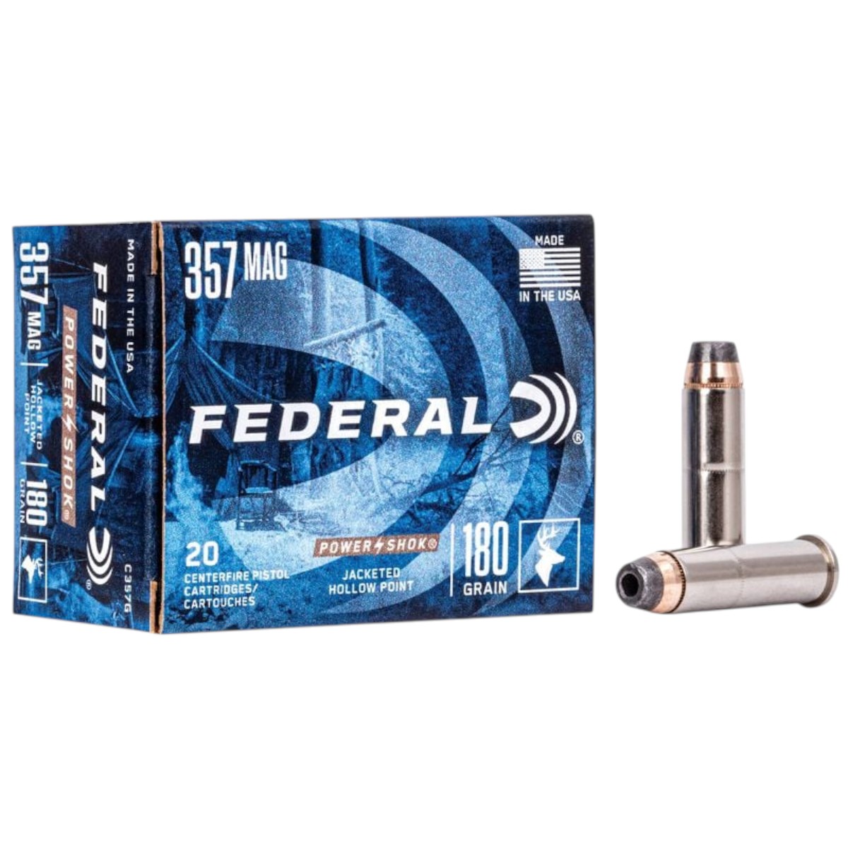 Federal Ammunition - Power-Shok 357 MAG 180 GR
