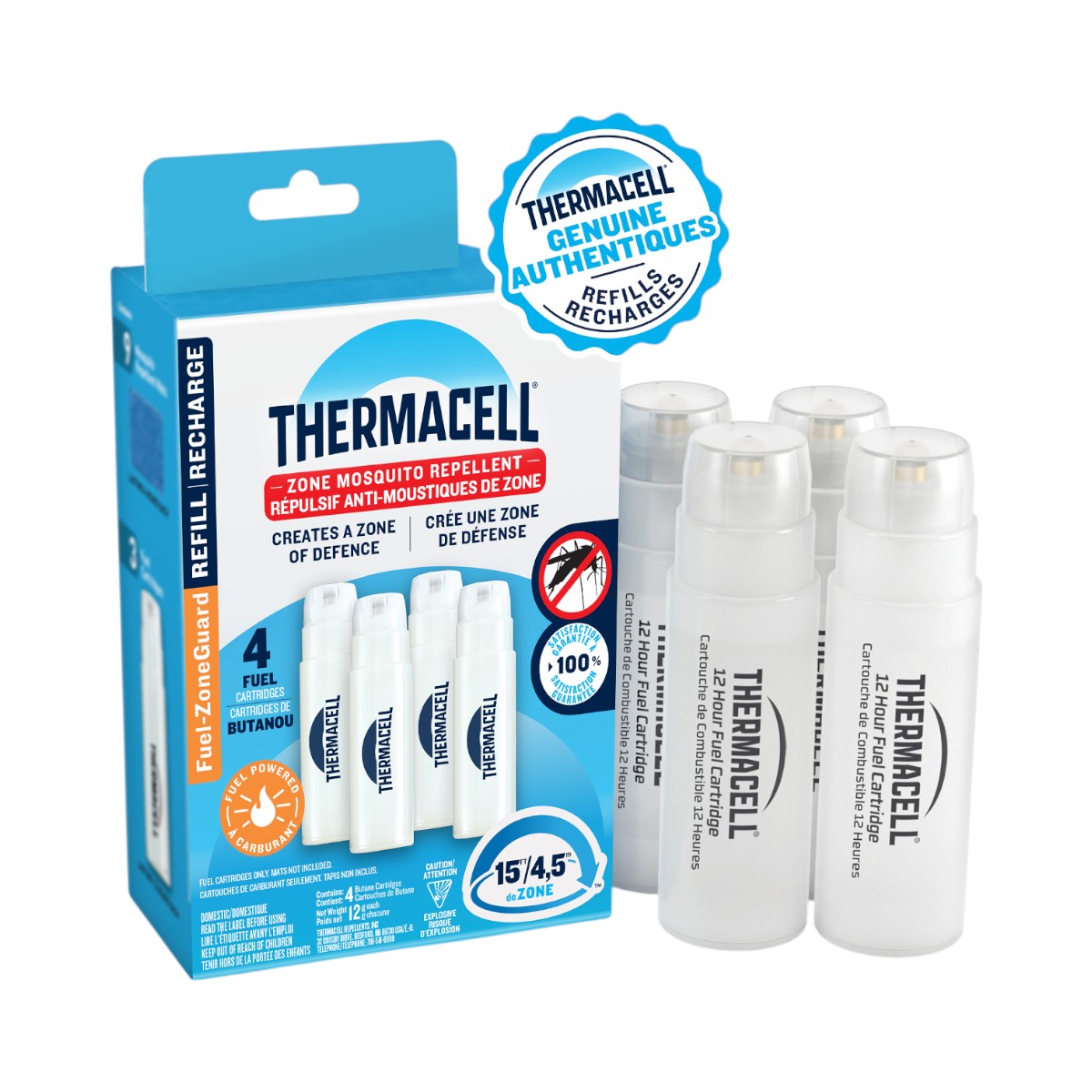 Thermacell - 4 Butane Bottles Refill