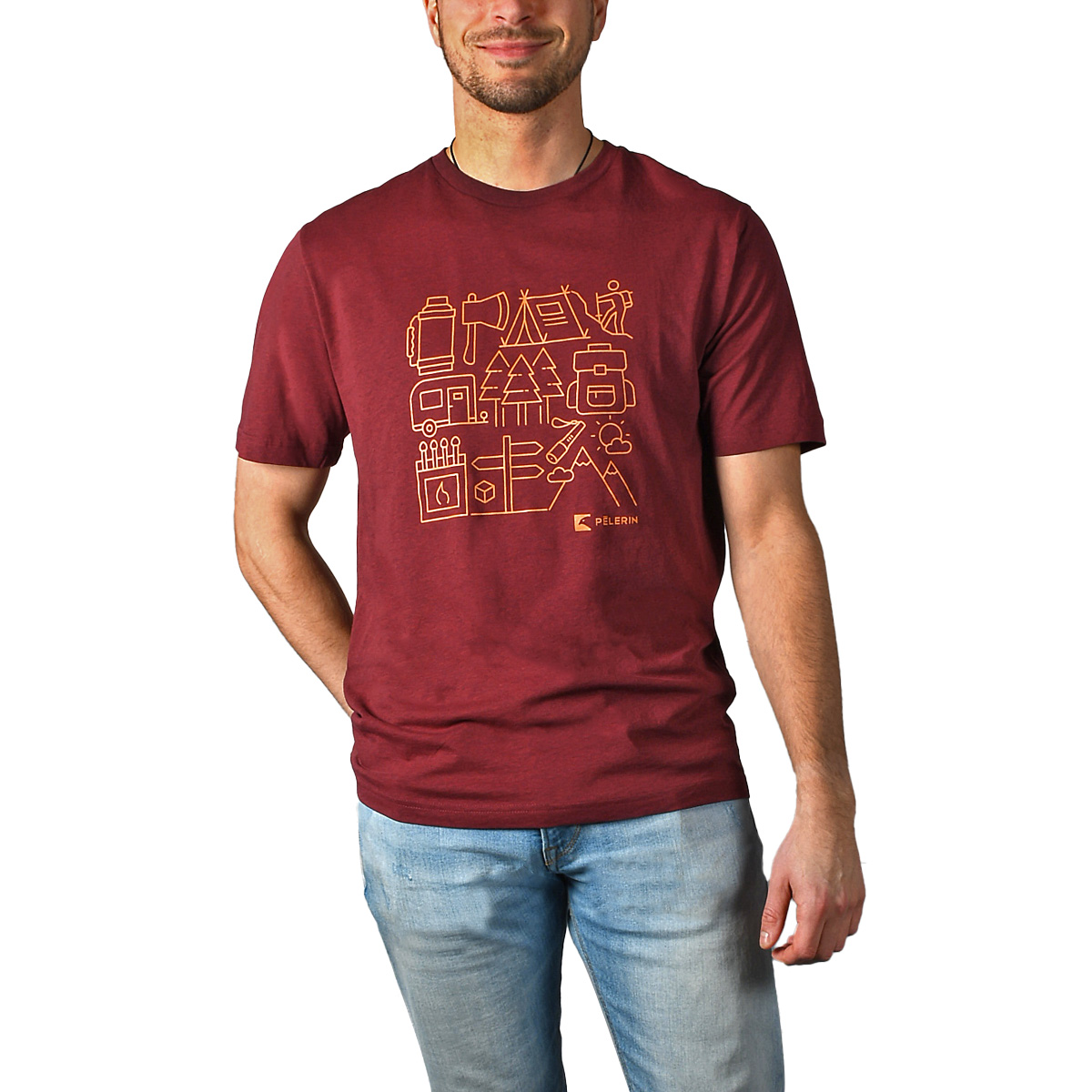 Pèlerin - Men's Camping T-Shirt