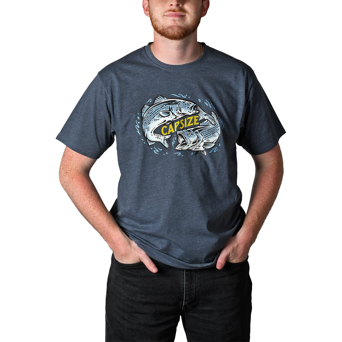 Capsize - Unisex "Bar Rayé" T-Shirt