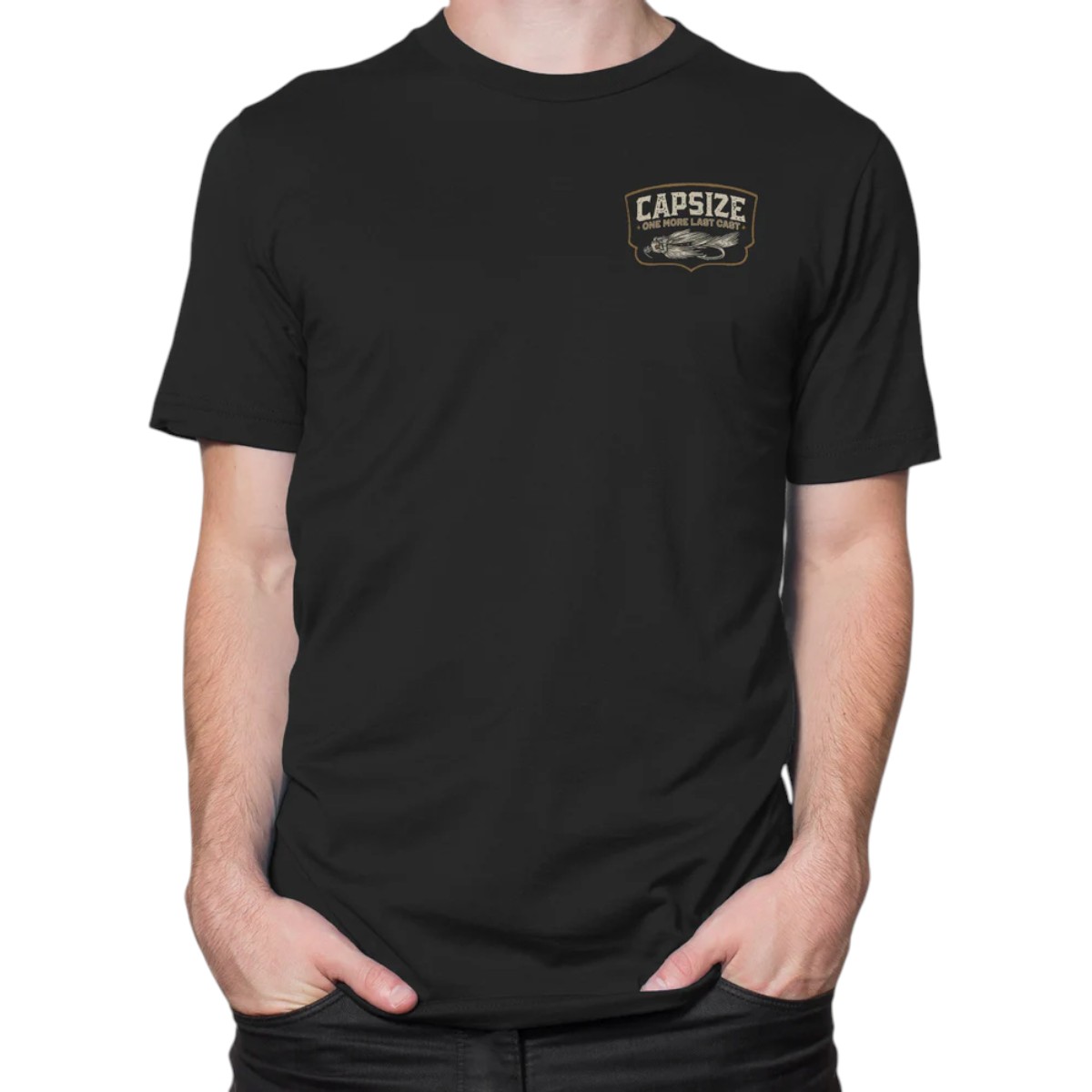 Capsize - Streamer Fly Fly Fishing T-Shirt